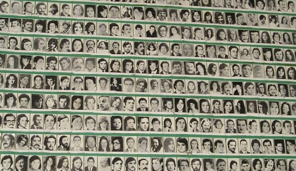 Faces of the &quot;disappeared&quot; during the Dirty War.