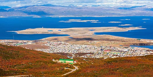 Arrive in Ushuaia