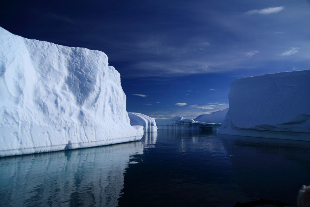 Calm waters of Antarctica.