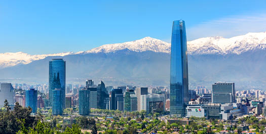 Arrival in Santiago
