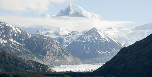 Garibaldi Fjord Overlooking Calving Glaciers & Mou
