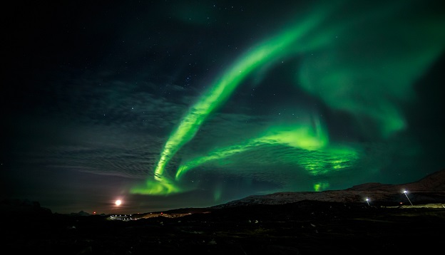 The northern lights, Greenland.