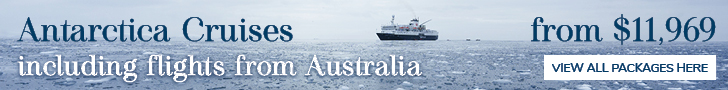 Antarctica cruises including flights from Australia