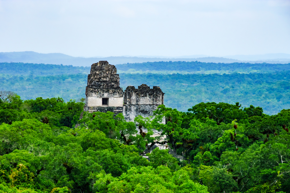 ancient mayan ruin Tikal guatemala
