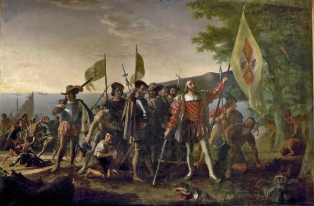 Spanish conquistadors.