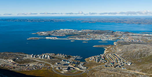 Fly to Nuuk & Embarkation
