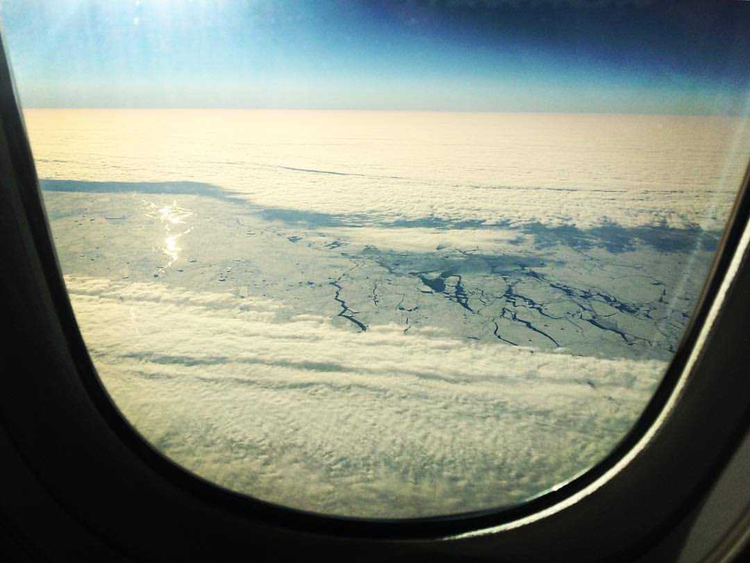 View on Antarctica on the flight Sydney - Santiago. Photo Credit: Fran Armitage