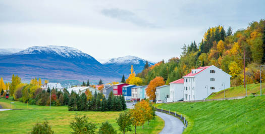Disembarkation in Akureyri