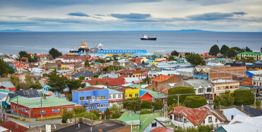 Arrive Punta Arenas