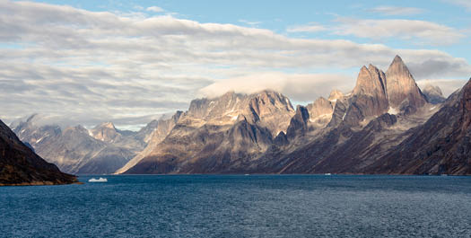 Prins Christian Sund & Kujalleq Glacier
