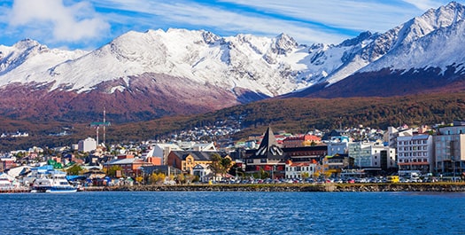 Arrive Ushuaia