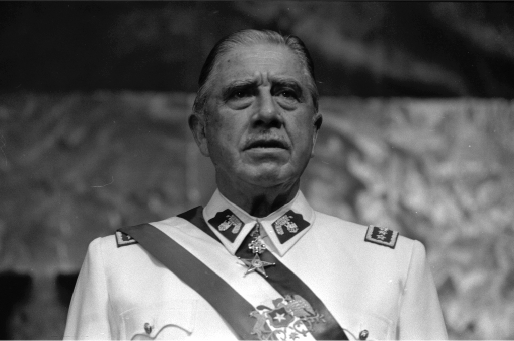 Influencial Augusto Pinochet. 