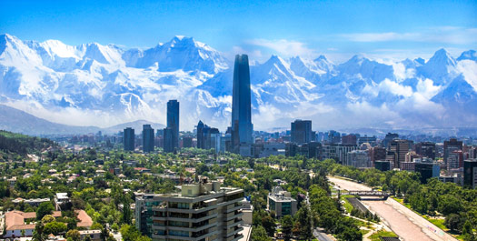 Arrive Santiago de Chile