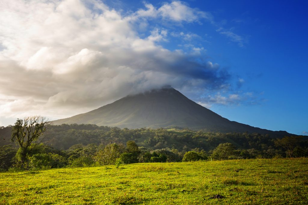 Scenic Arenal volcano in Costa Rica, Central America credit shutterstock
