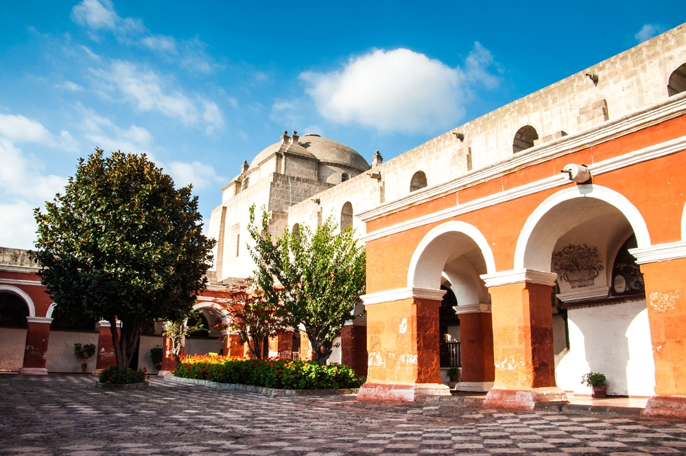 Monasterio de Santa Catalina spanish colonial monastry in arequipa