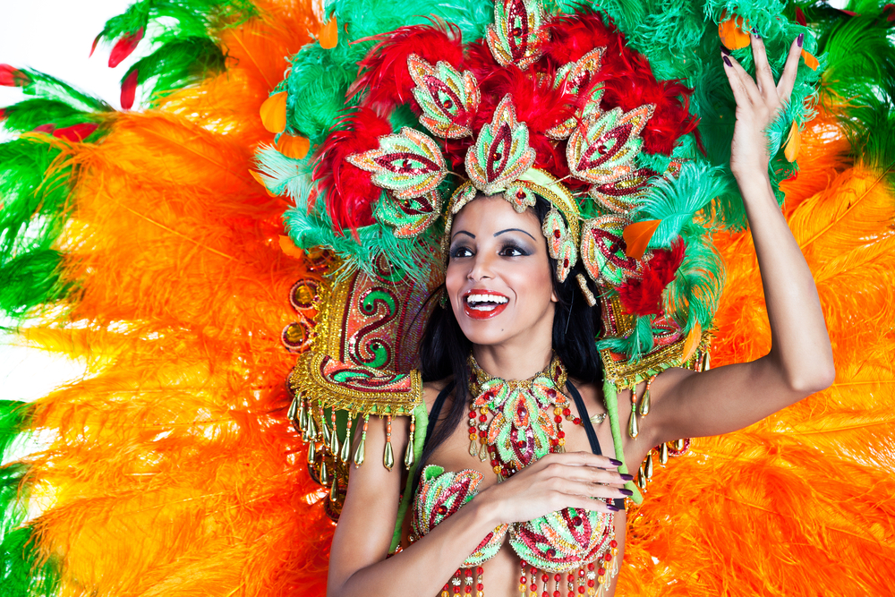 girl dancing during carnival Brazil