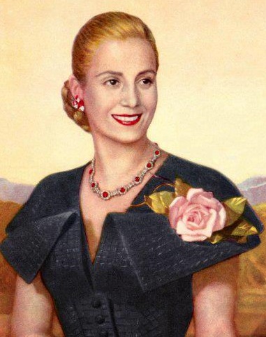 Portrait of Eva Peron
