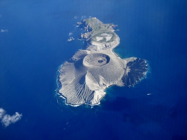 aerial view over the Revillagigedo Islands