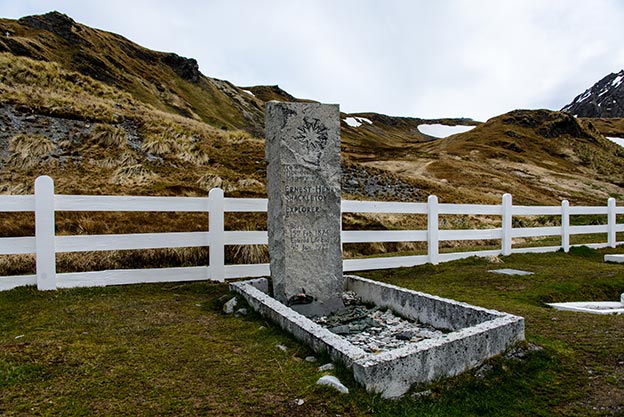 Shackleton's grave in South Georrgia