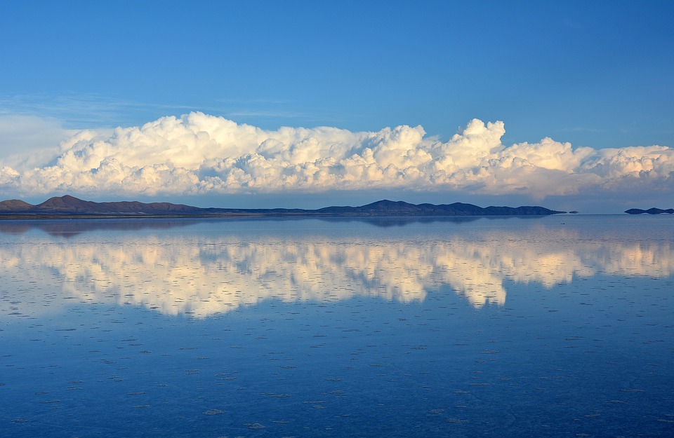 The Bolivian Salt Flats. 