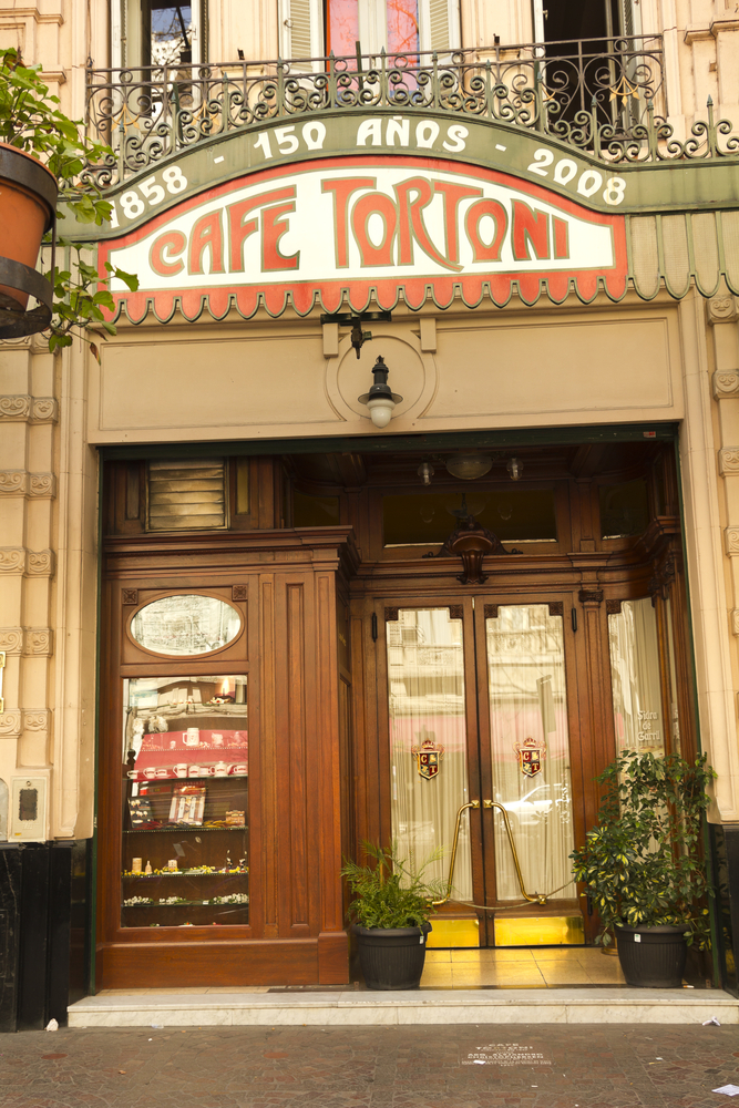 cafe tortoni old cafe with wooden doors